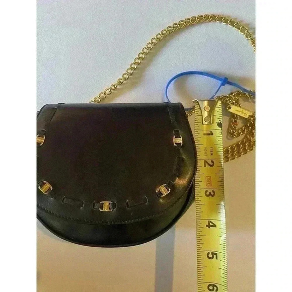 Salvatore Ferragamo Vintage Mini Bag Vera Shoulder Crossbody Saddle Gold Chain - Picture 6 of 16